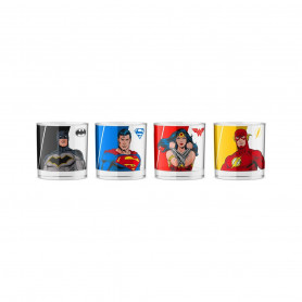 SD TOYS DC Comics - Set di 4 bicchieri Justice League
