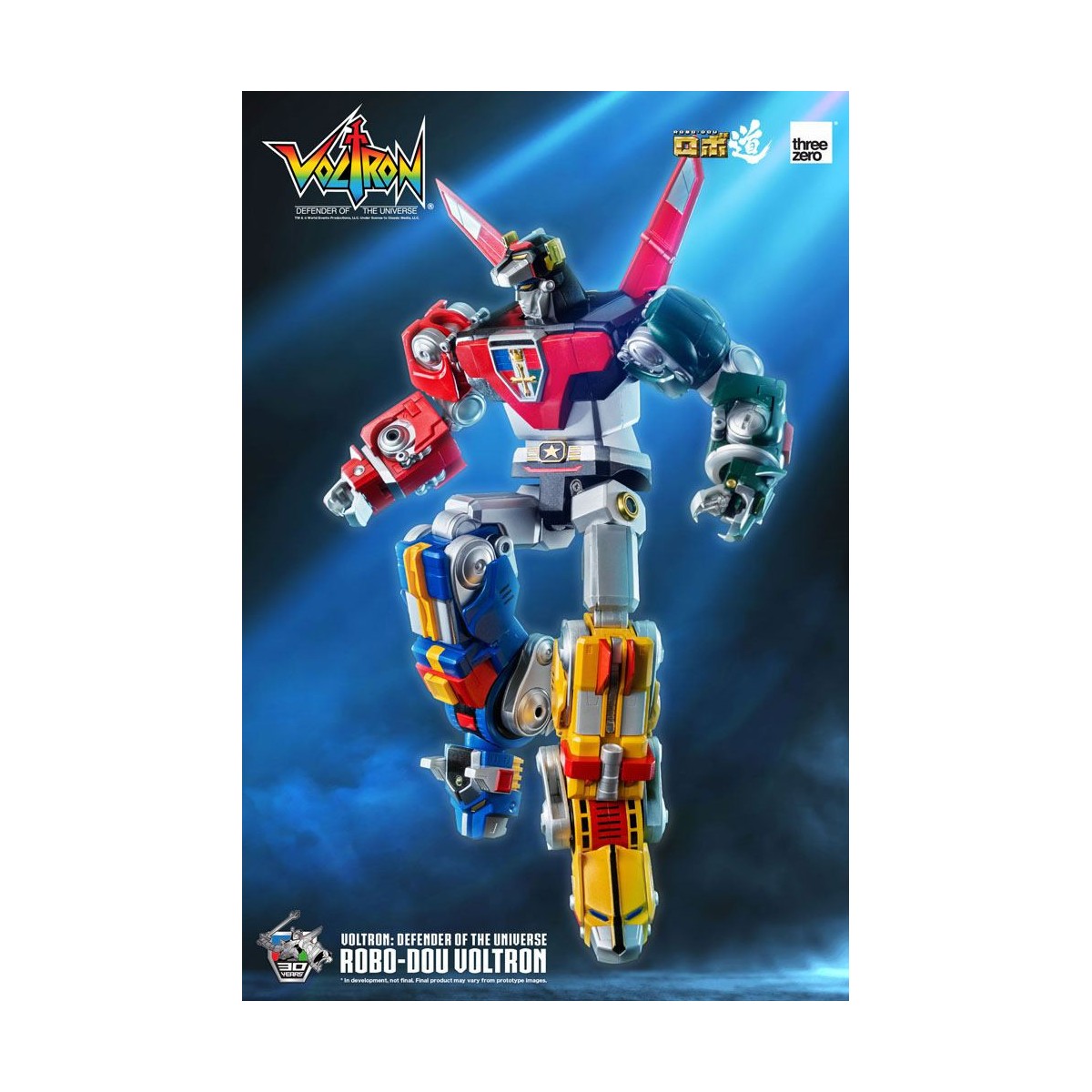 Tre Zero - Voltron: Defender of the Universe action figure Robo-Dou Voltron