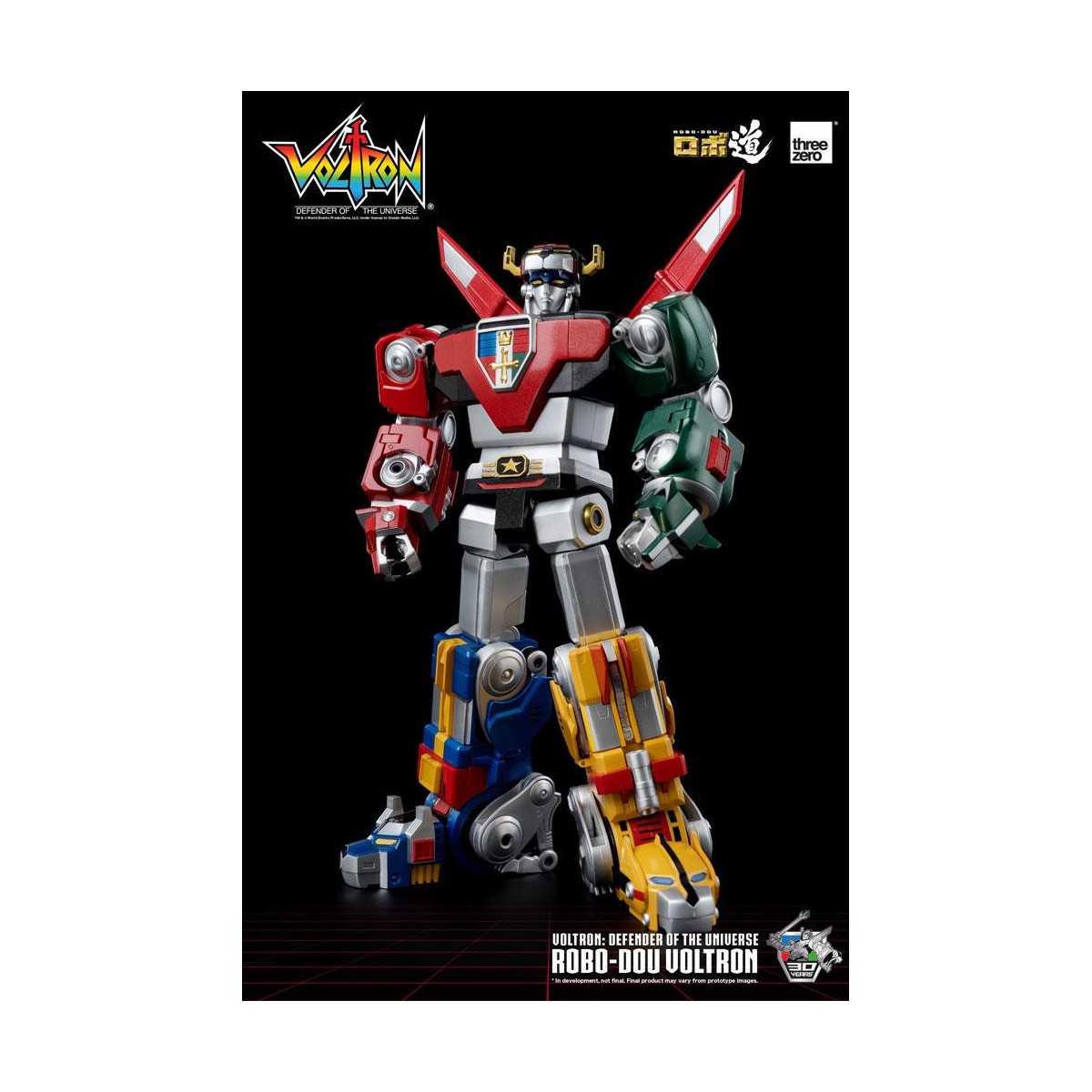 Tre Zero - Voltron: Defender of the Universe action figure Robo-Dou Voltron