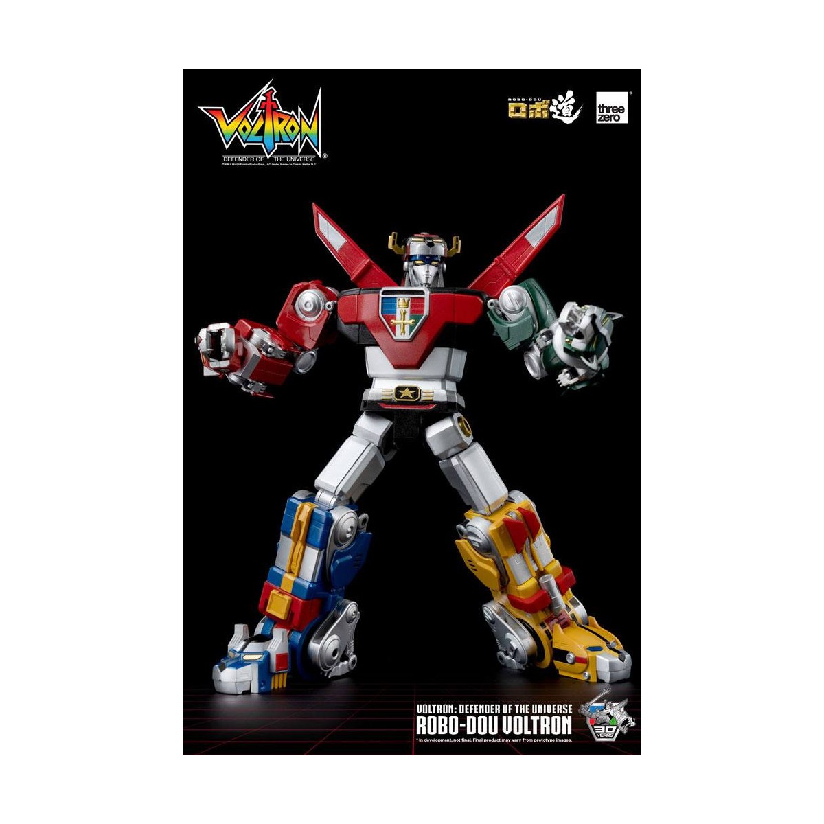 Tre Zero - Voltron: Defender of the Universe action figure Robo-Dou Voltron