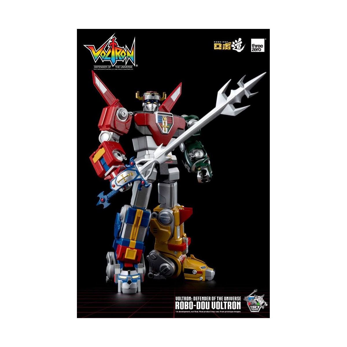 Tre Zero - Voltron: Defender of the Universe action figure Robo-Dou Voltron