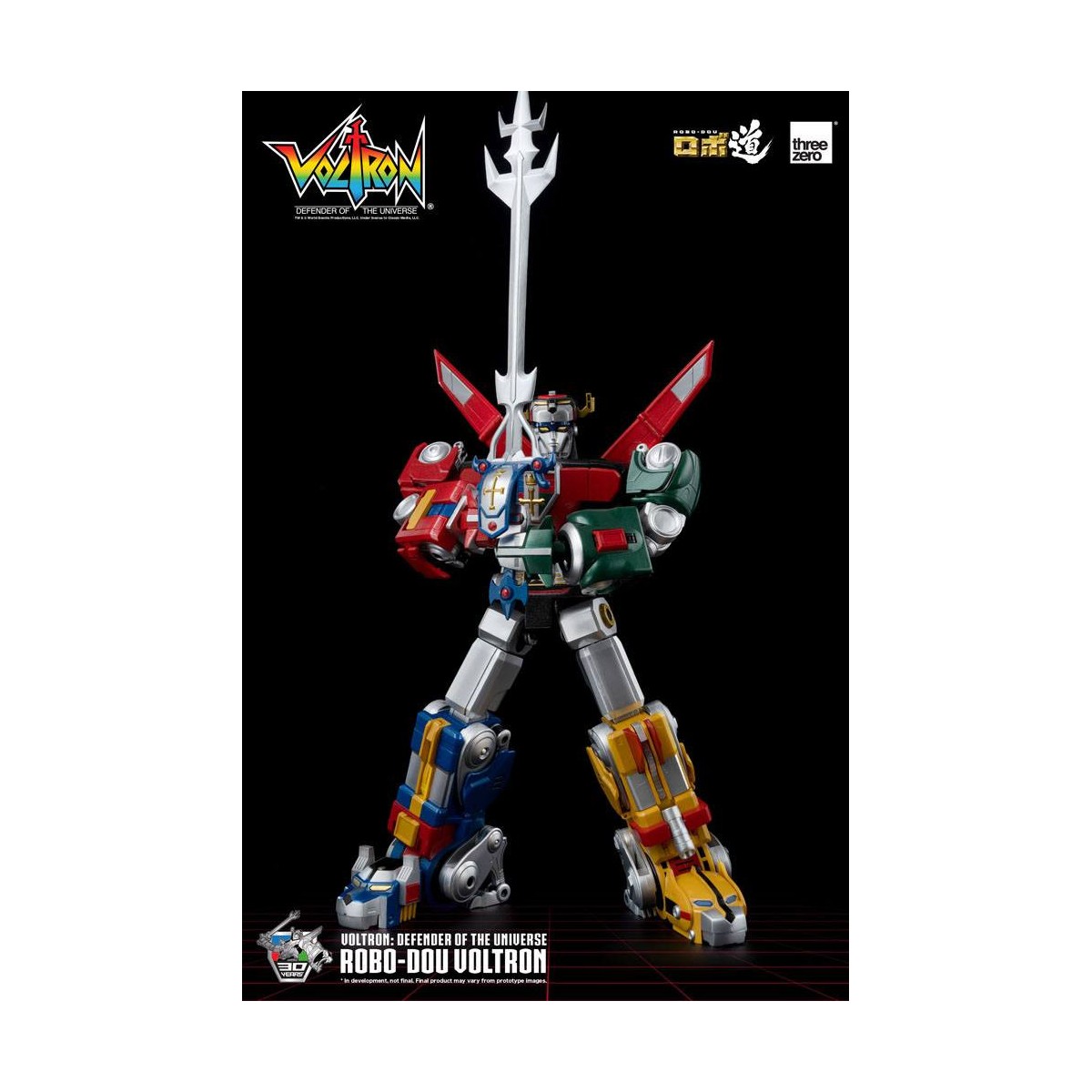 Tre Zero - Voltron: Defender of the Universe action figure Robo-Dou Voltron