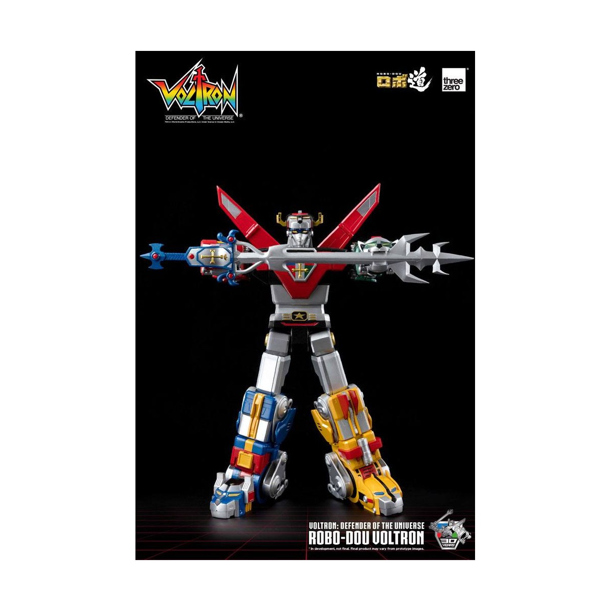 Tre Zero - Voltron: Defender of the Universe action figure Robo-Dou Voltron