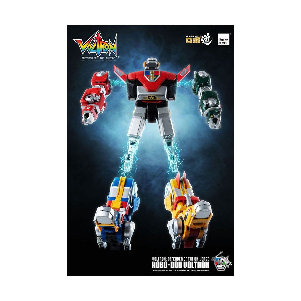 Tre Zero - Voltron: Defender of the Universe action figure Robo-Dou Voltron