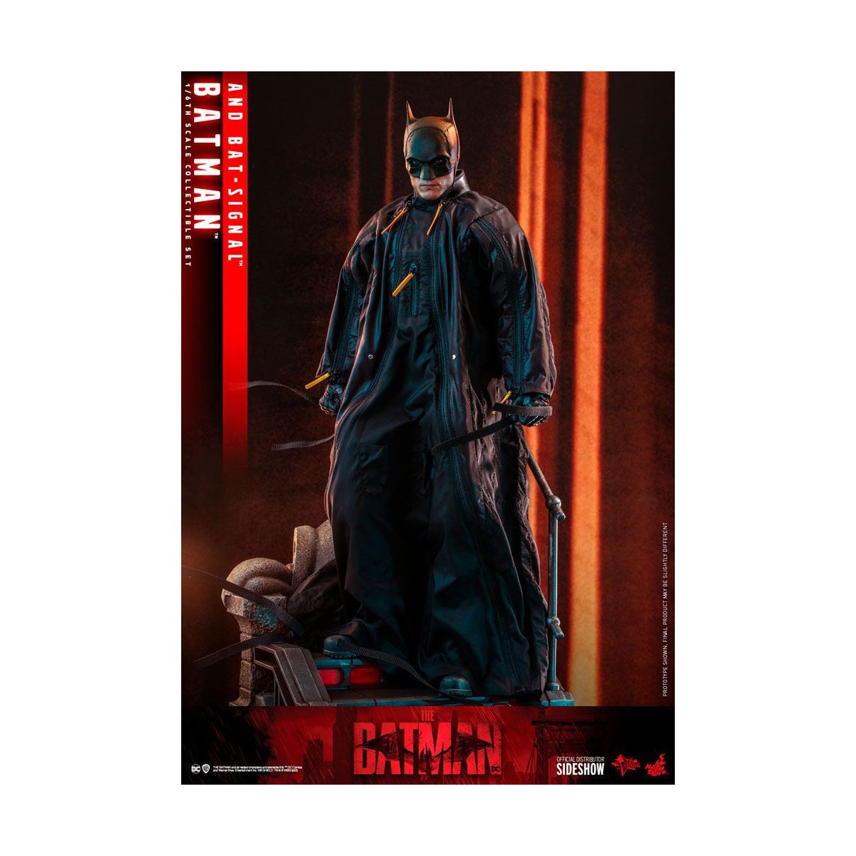 Hot toys - THE BATMAN AND BAT-SIGNAL Movie Masterpiece 1/6