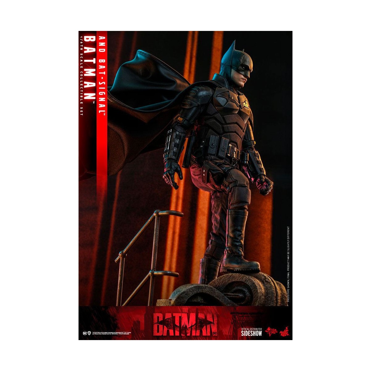 Hot toys - THE BATMAN AND BAT-SIGNAL Movie Masterpiece 1/6