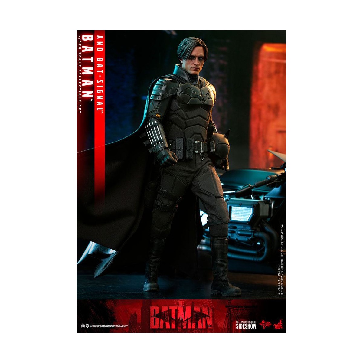 Hot toys - THE BATMAN AND BAT-SIGNAL Movie Masterpiece 1/6