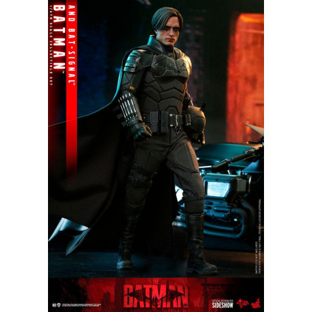 Hot toys - THE BATMAN AND BAT-SIGNAL Movie Masterpiece 1/6