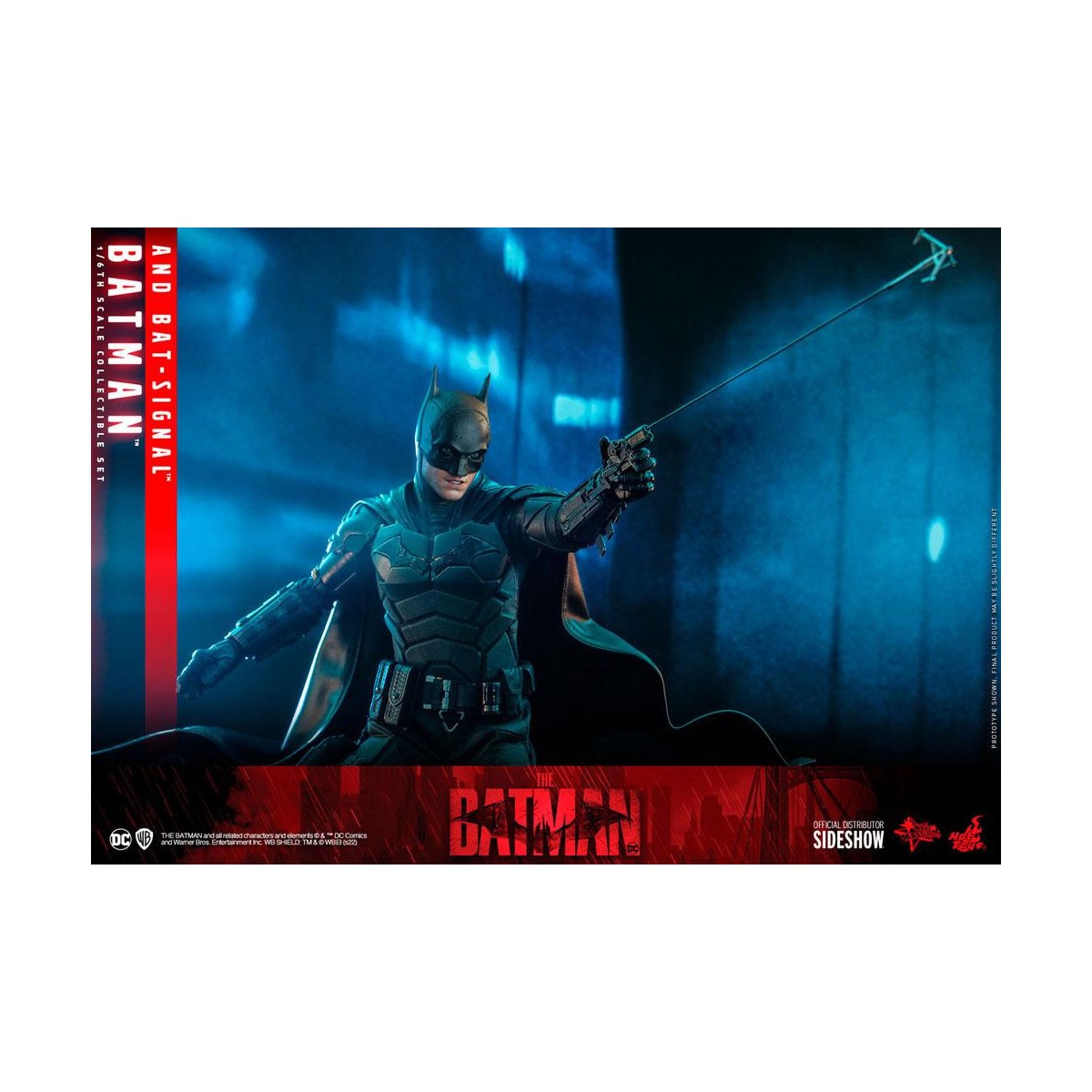 Hot toys - THE BATMAN AND BAT-SIGNAL Movie Masterpiece 1/6