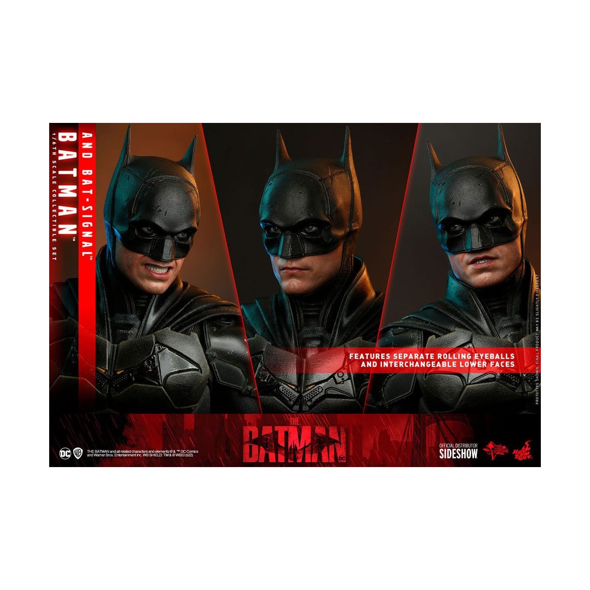 Hot toys - THE BATMAN AND BAT-SIGNAL Movie Masterpiece 1/6