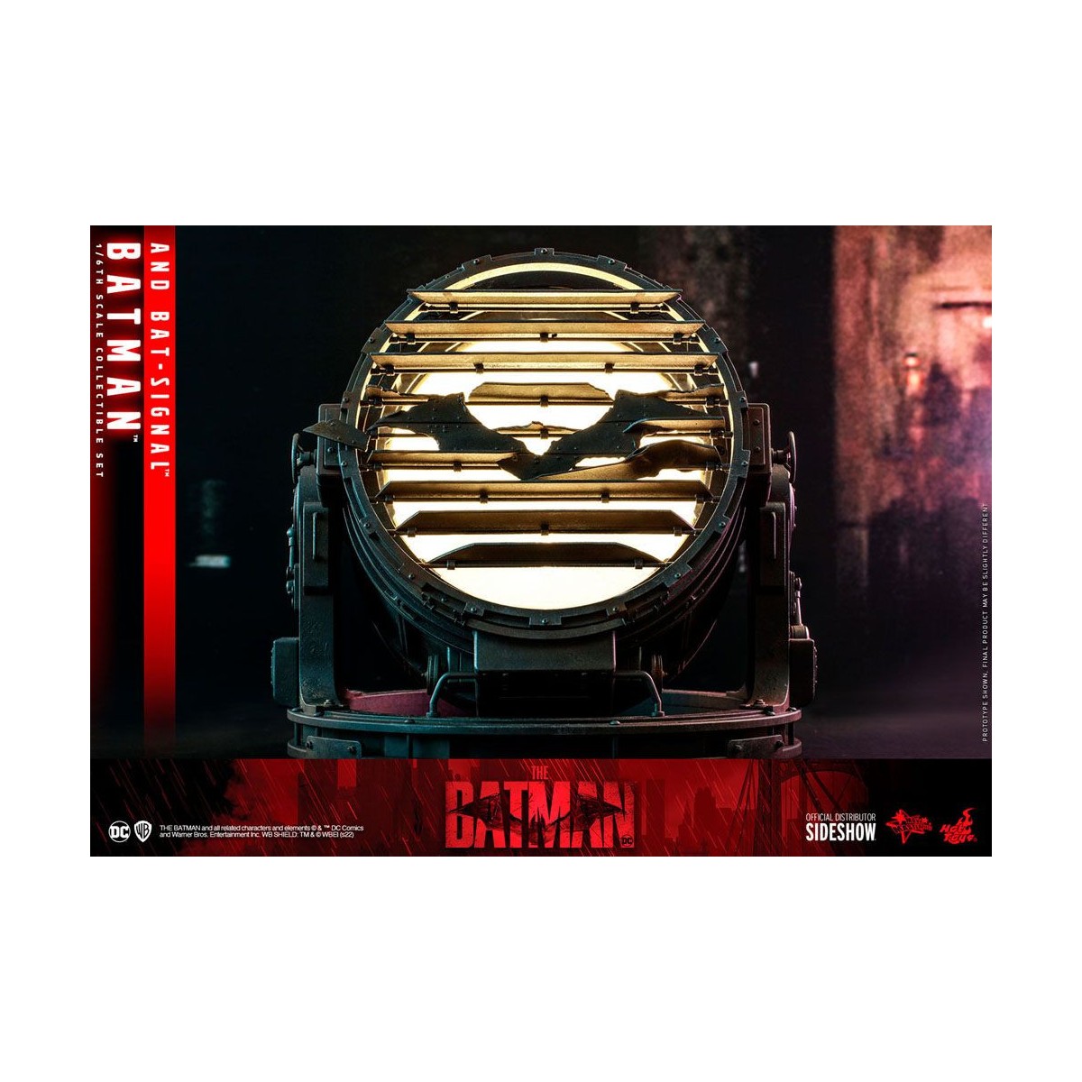 Hot toys - THE BATMAN AND BAT-SIGNAL Movie Masterpiece 1/6
