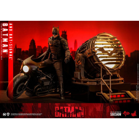 Hot toys - THE BATMAN AND BAT-SIGNAL Movie Masterpiece 1/6