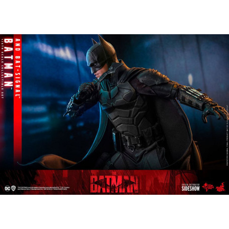 Hot toys - THE BATMAN AND BAT-SIGNAL Movie Masterpiece 1/6