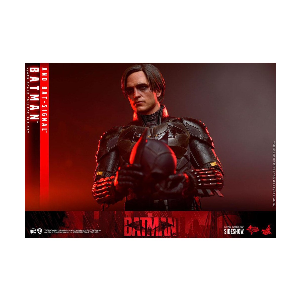 Hot toys - THE BATMAN AND BAT-SIGNAL Movie Masterpiece 1/6