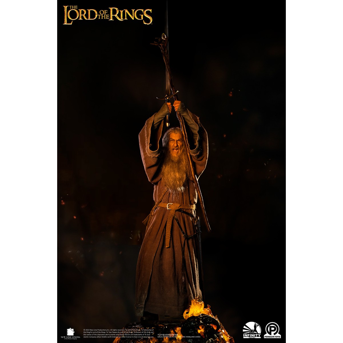Infinity Studio X Penguin Toys - Gandalf il Grigio Ultimate Edition Half Size Statue Master Forge Series- 1/2