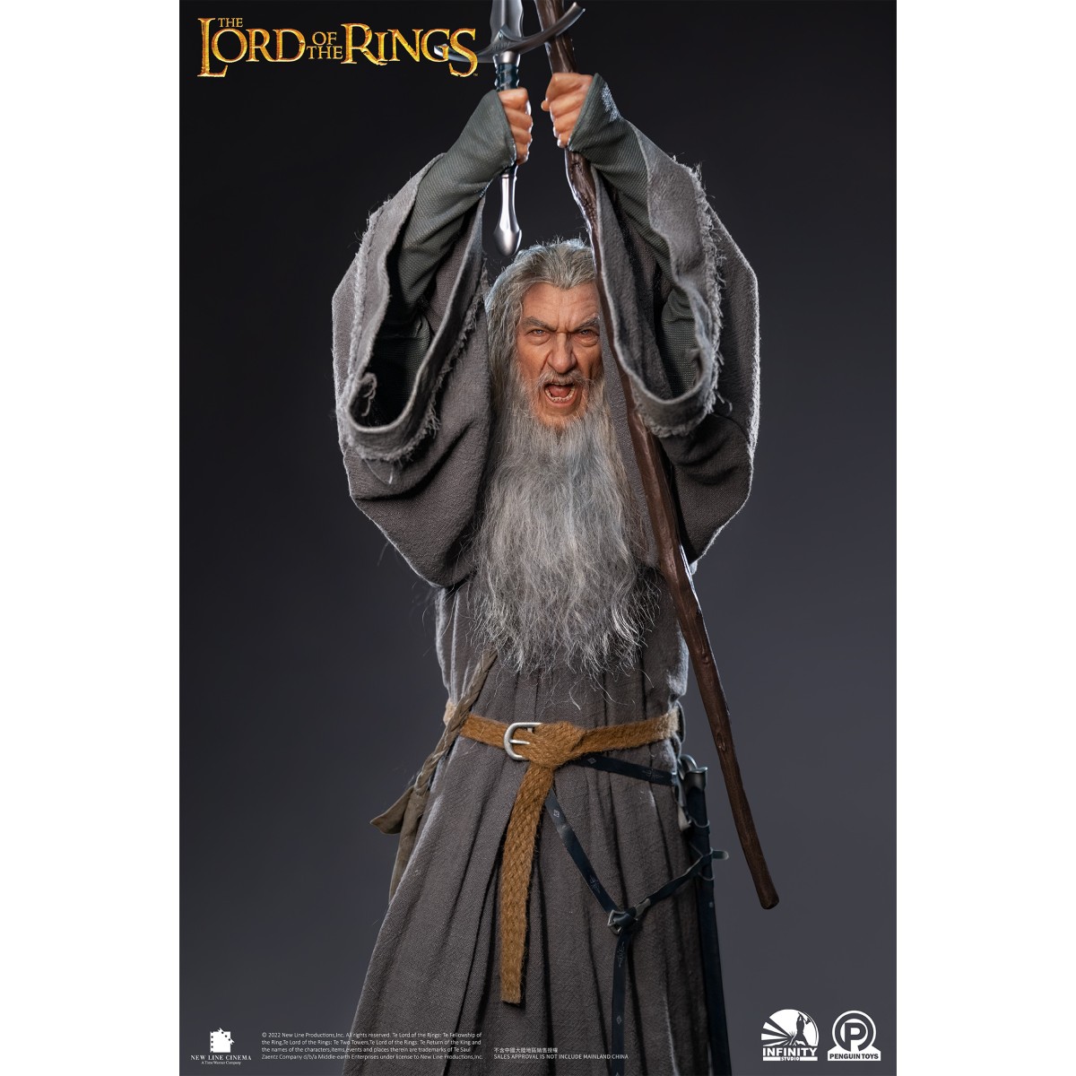 Infinity Studio X Penguin Toys - Gandalf il Grigio Ultimate Edition Half Size Statue Master Forge Series- 1/2