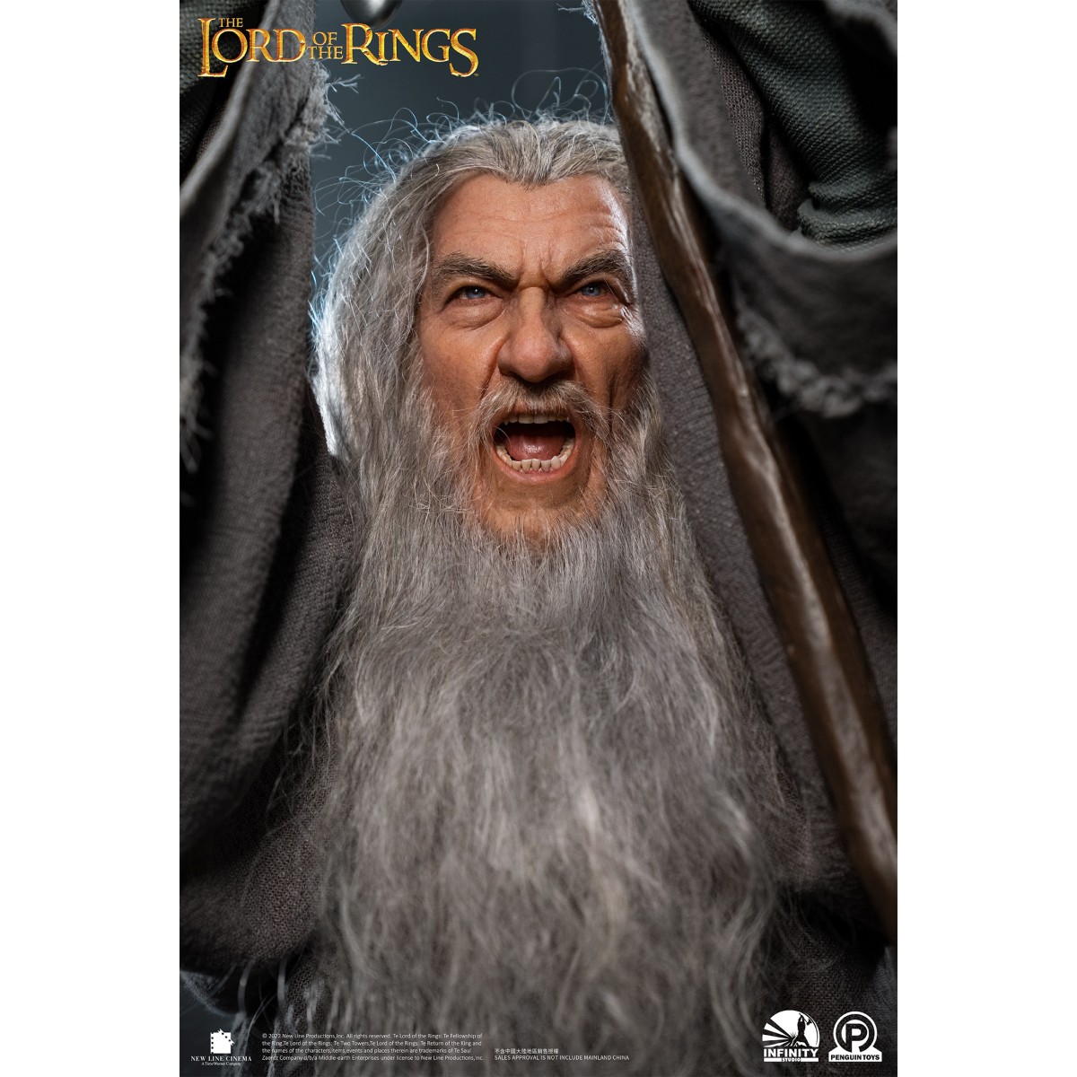 Infinity Studio X Penguin Toys - Gandalf il Grigio Ultimate Edition Half Size Statue Master Forge Series- 1/2