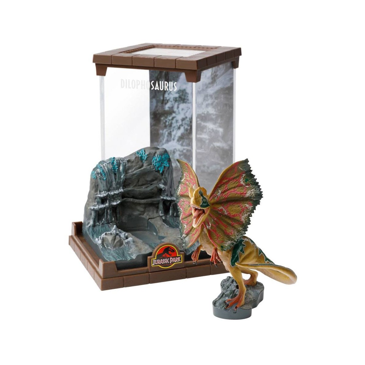Noble Collection Creatures - PVC Dilophosaurus Diorama - Jurassic Park