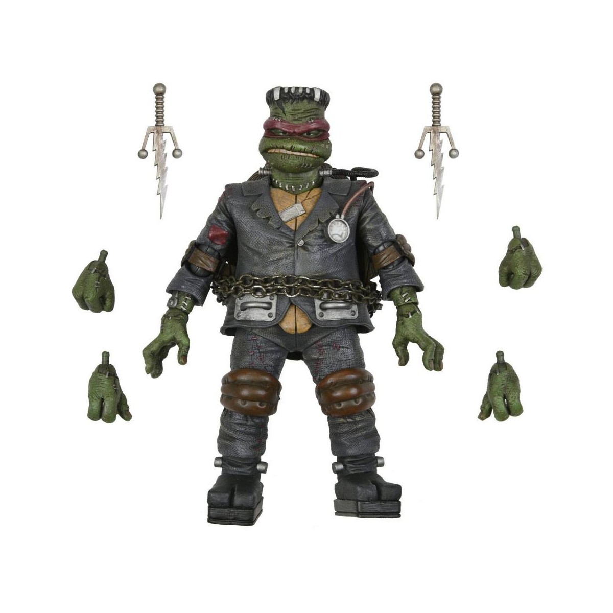 NECA - Ultimate Raphael come Mostro di Frankenstein - Universal Monsters x TMNT