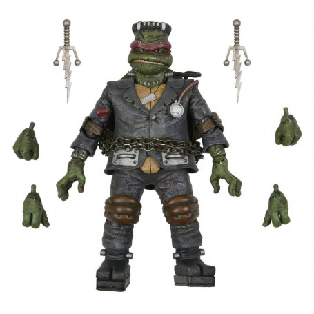 NECA - Ultimate Raphael come Mostro di Frankenstein - Universal Monsters x TMNT
