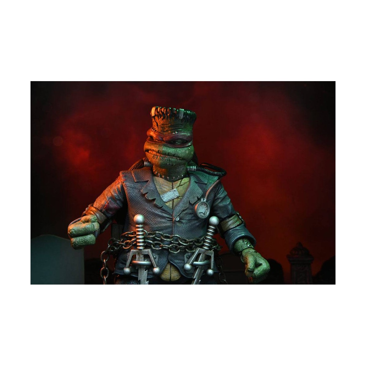 NECA - Ultimate Raphael come Mostro di Frankenstein - Universal Monsters x TMNT