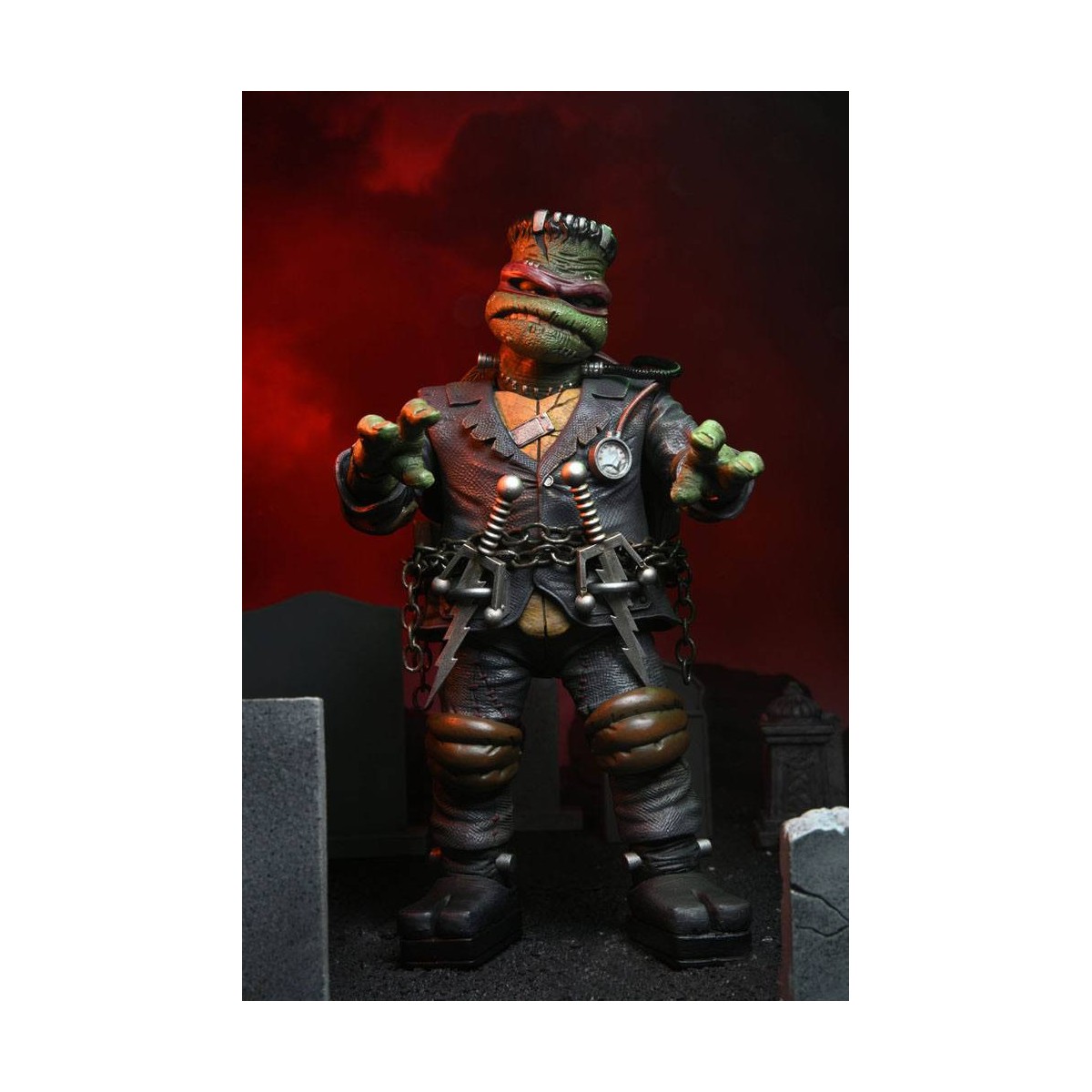 NECA - Ultimate Raphael come Mostro di Frankenstein - Universal Monsters x TMNT