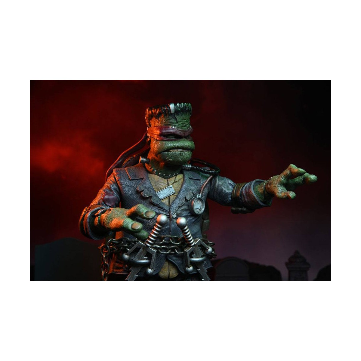 NECA - Ultimate Raphael come Mostro di Frankenstein - Universal Monsters x TMNT