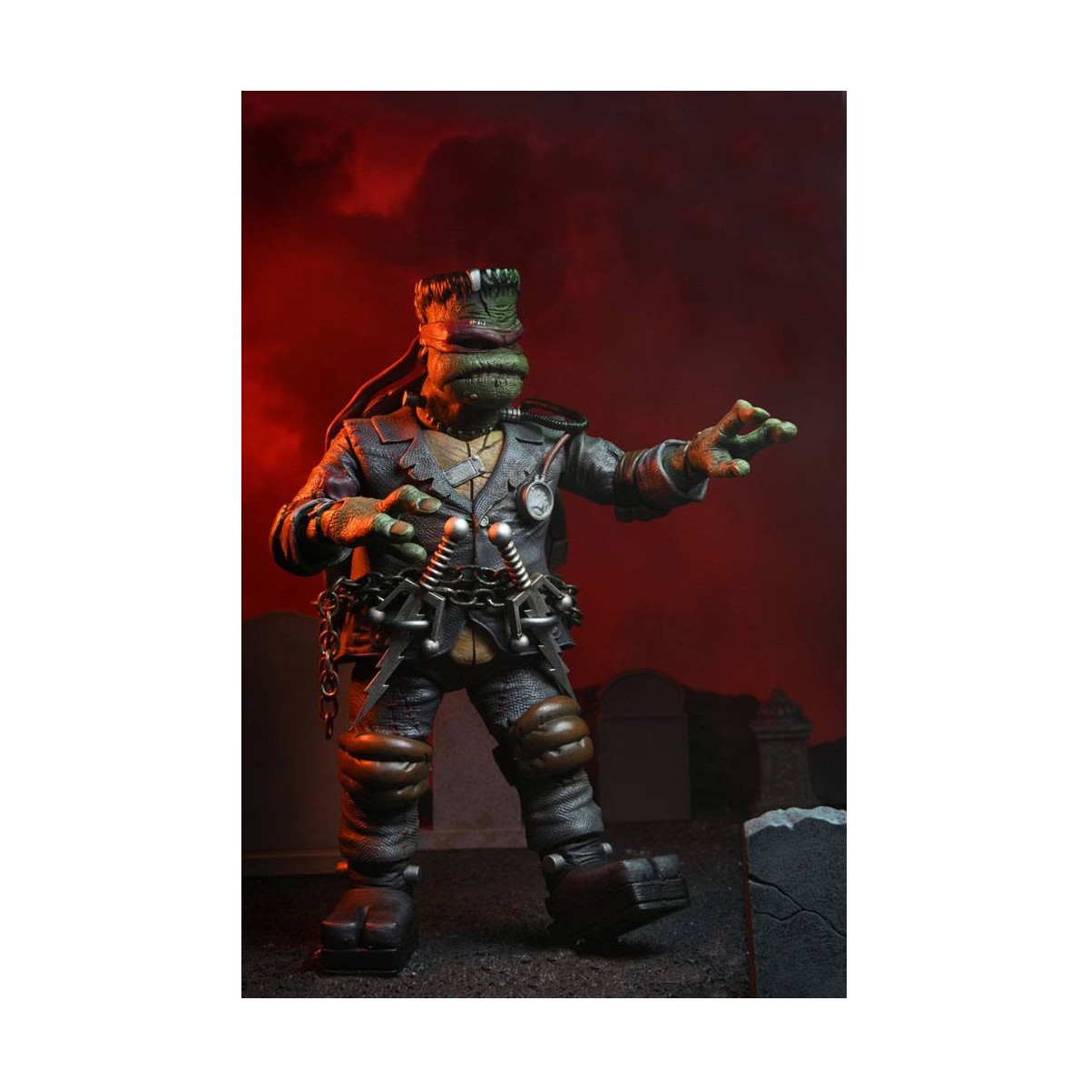 NECA - Ultimate Raphael come Mostro di Frankenstein - Universal Monsters x TMNT