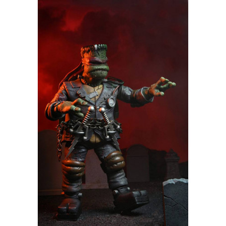 NECA - Ultimate Raphael come Mostro di Frankenstein - Universal Monsters x TMNT