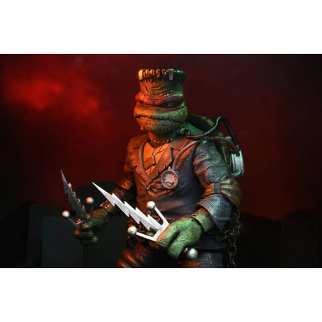 NECA - Ultimate Raphael come Mostro di Frankenstein - Universal Monsters x TMNT
