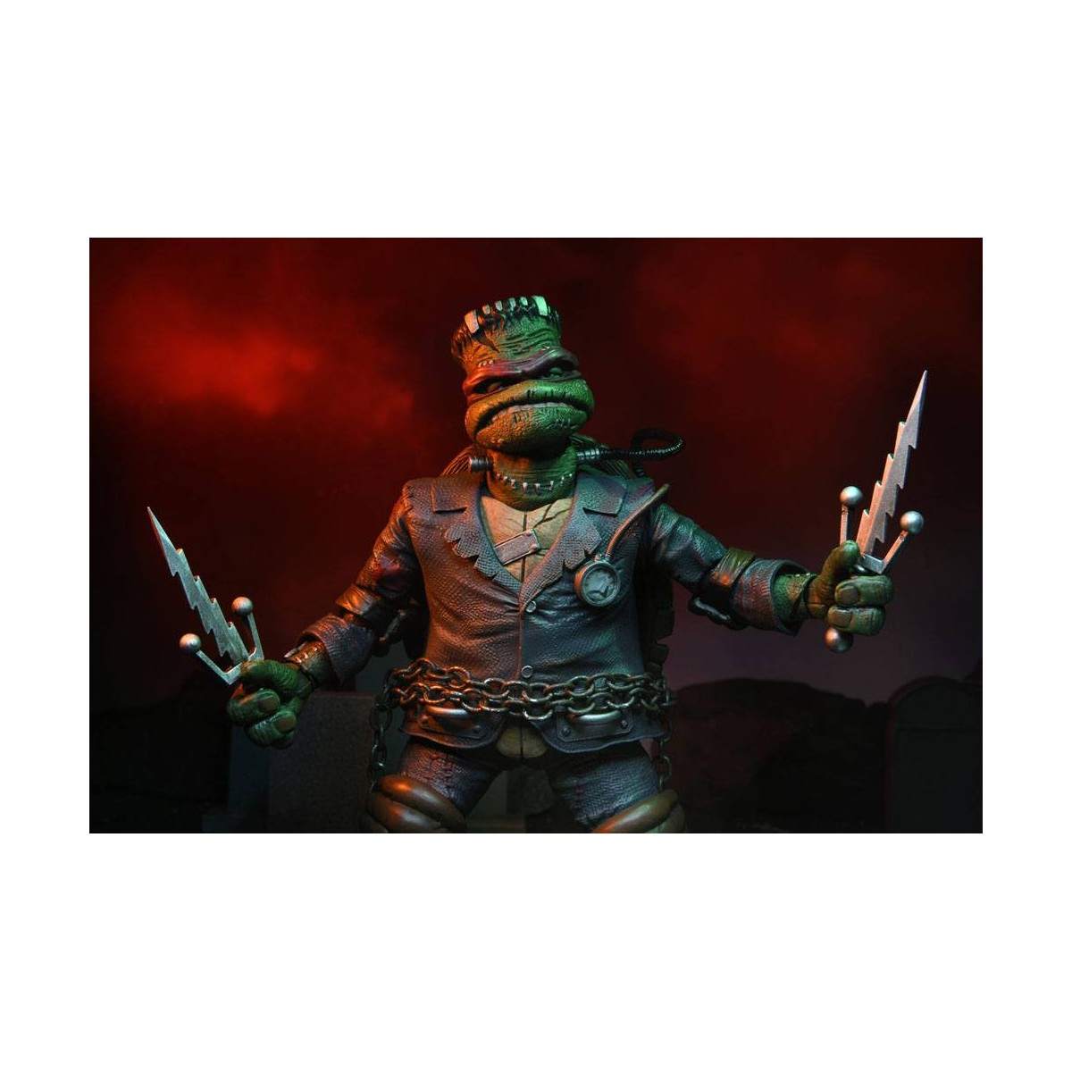 NECA - Ultimate Raphael come Mostro di Frankenstein - Universal Monsters x TMNT