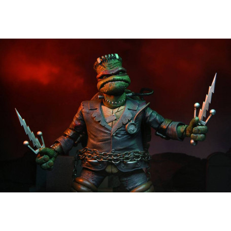 NECA - Ultimate Raphael come Mostro di Frankenstein - Universal Monsters x TMNT