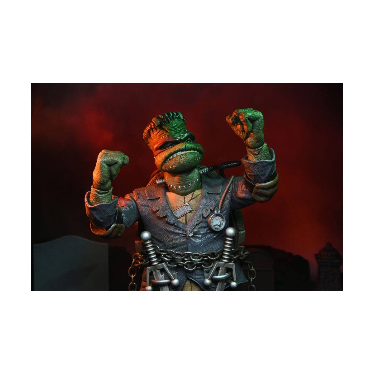 NECA - Ultimate Raphael come Mostro di Frankenstein - Universal Monsters x TMNT