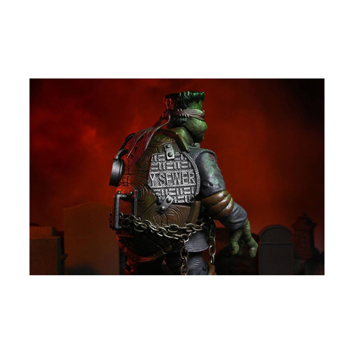 NECA - Ultimate Raphael come Mostro di Frankenstein - Universal Monsters x TMNT