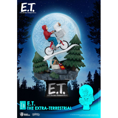 Beast Kingdom Disney diorama E.T. the alien - PVC D-Stage Iconic Movie Scene