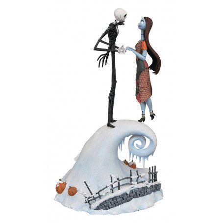 Statua Diamond Millestones - Jack & Sally - Mr. Jack's Strange Christmas