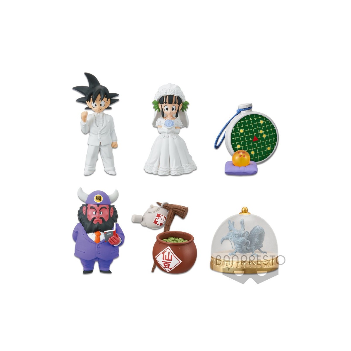 Banpresto Dragonball - WCF - TREASURE RALLY Vol.1 - Set di 6 figure