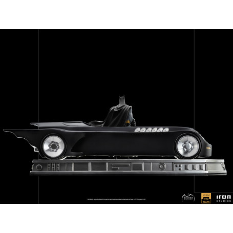 Iron Studios - Batman & Batmobile Deluxe - Batman The Animated Serie 1/10 DX Art Scale