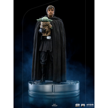 IRON STUDIOS - Luke Skywalker & Grogu BDS Art Scale 1/10 - Star Wars The Mandalorian