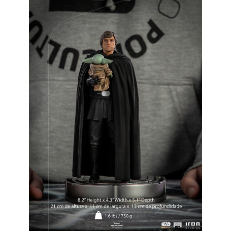 IRON STUDIOS - Luke Skywalker & Grogu BDS Art Scale 1/10 - Star Wars The Mandalorian