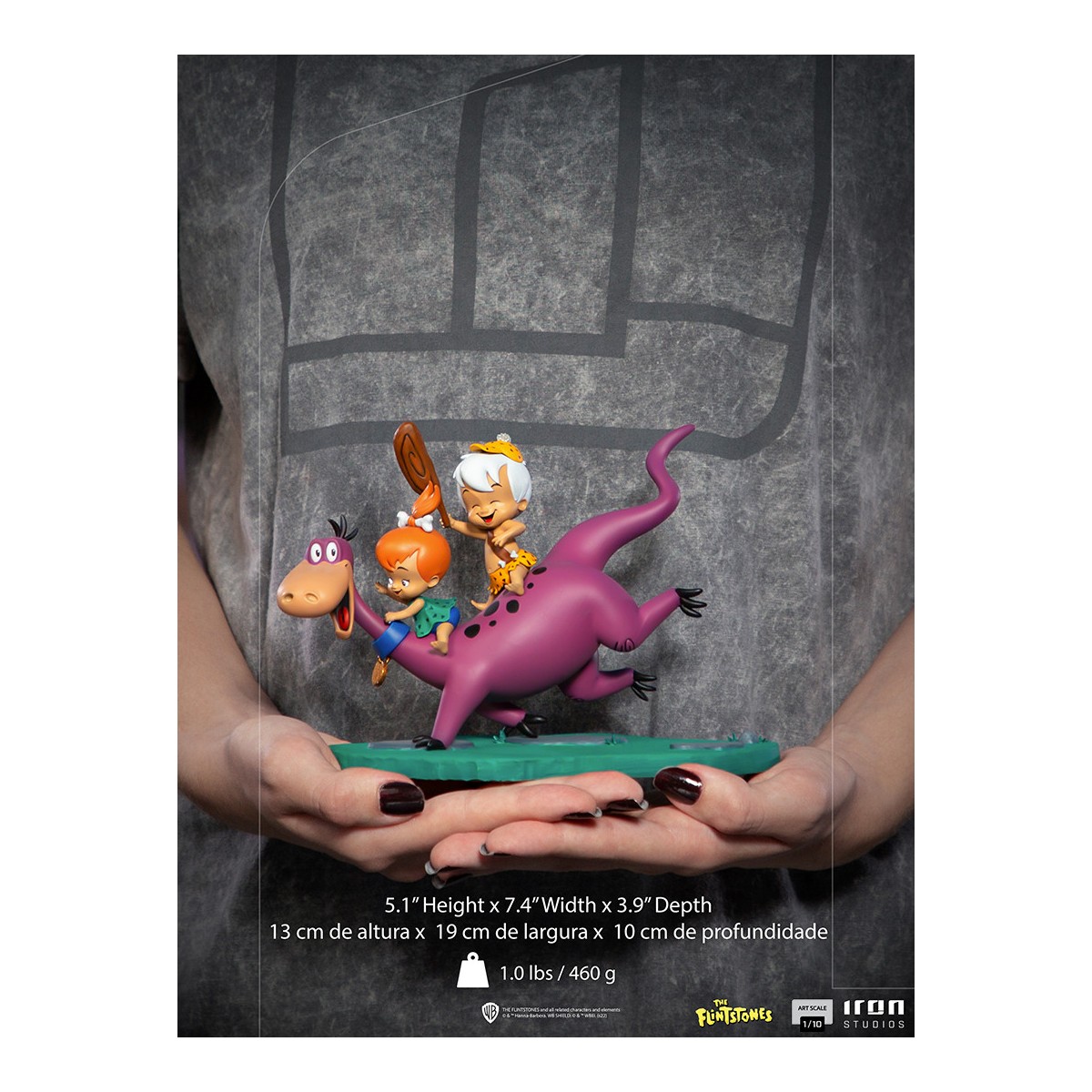 Iron Studios - Dino, Peebles & Bamm-Bamm - The Flintstones Bds Art Scale 1/10