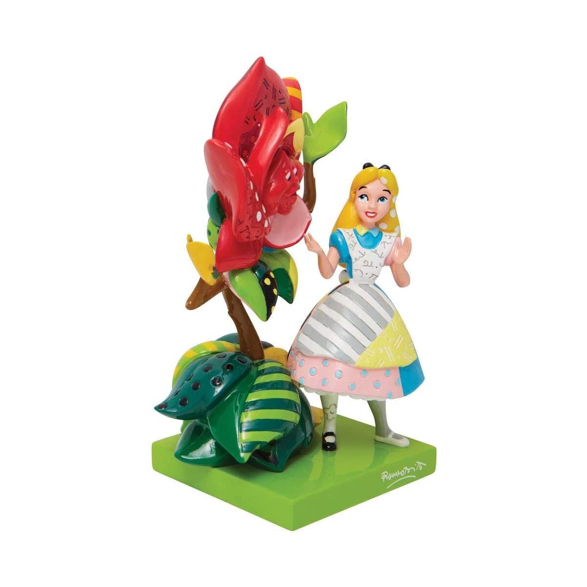Disney Britto - Alice nel paese delle meraviglie - Alice e la rosa