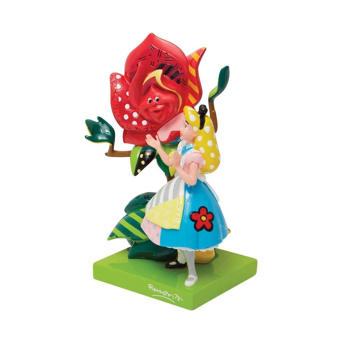 Disney Britto - Alice nel paese delle meraviglie - Alice e la rosa