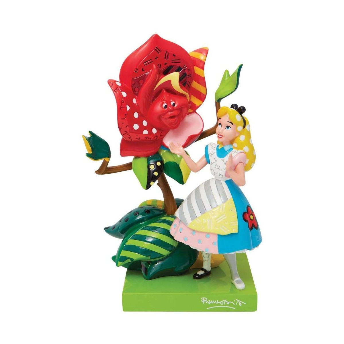 Disney Britto - Alice nel paese delle meraviglie - Alice e la rosa