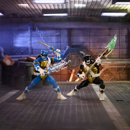 Hasbro - DONATELLO MORFATO & LEONARDO 2-Pack - Collezione Lightning Power Rangers