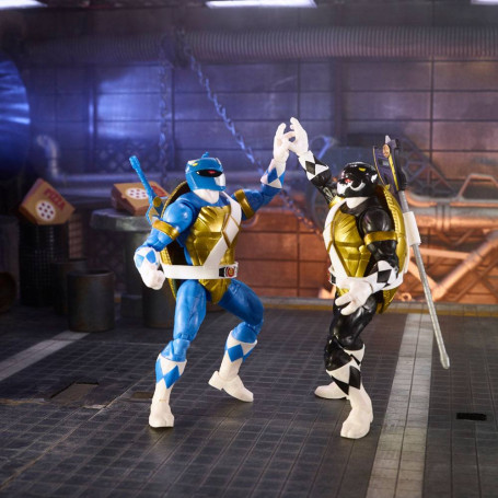 Hasbro - DONATELLO MORFATO & LEONARDO 2-Pack - Collezione Lightning Power Rangers
