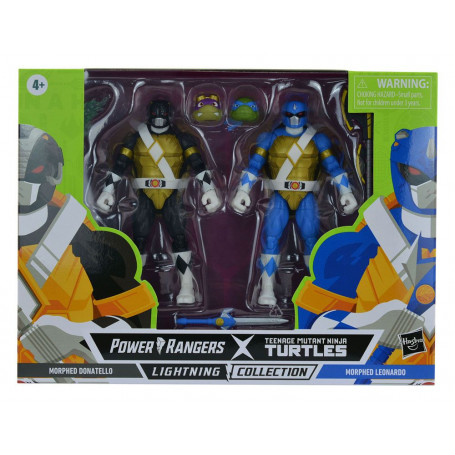Hasbro - DONATELLO MORFATO & LEONARDO 2-Pack - Collezione Lightning Power Rangers
