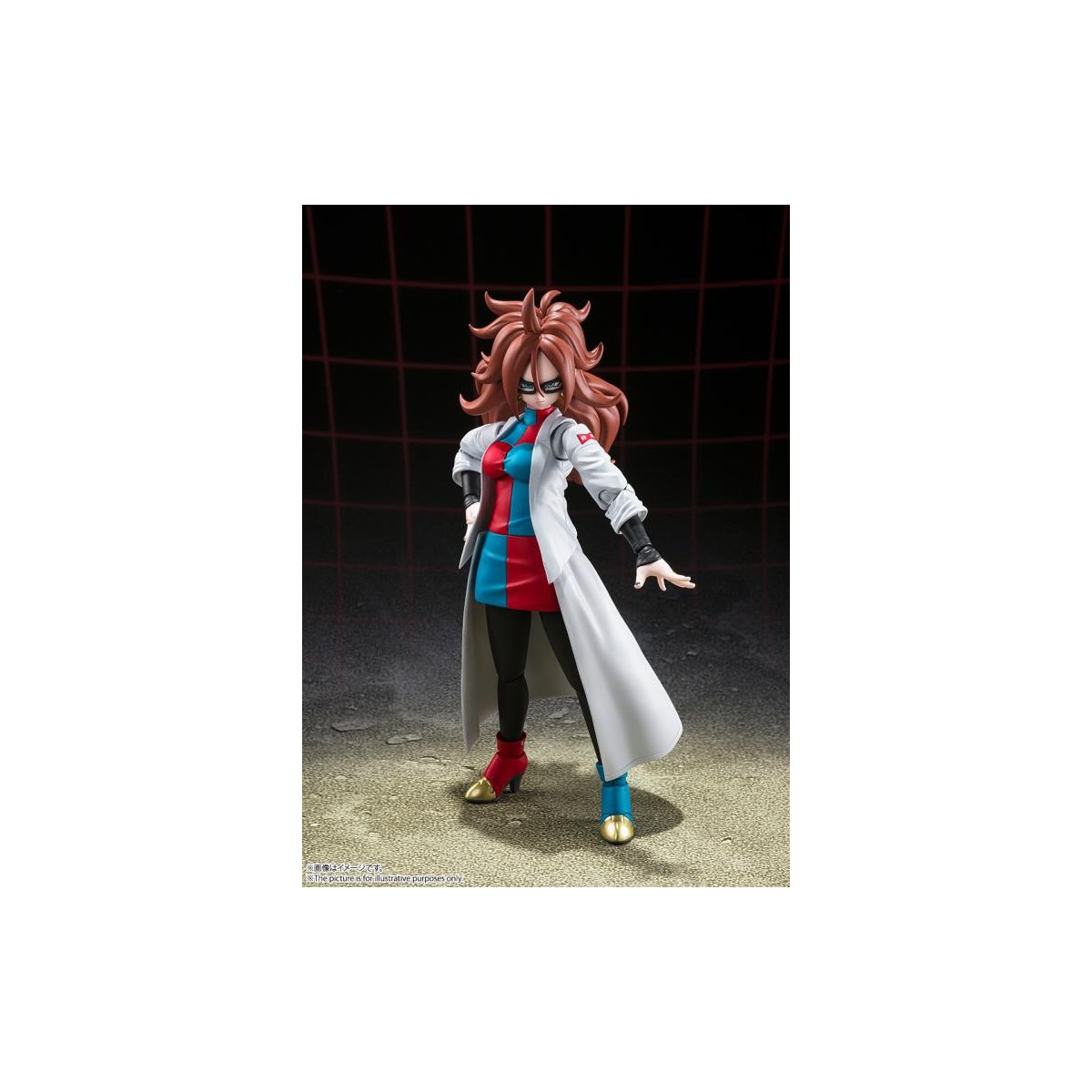 Bandai Tamashii - Dragon Ball FighterZ - C-21 Android 21 versione cappotto di laboratorio - SHF SHFiguarts