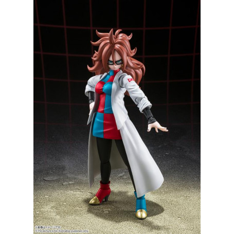 Bandai Tamashii - Dragon Ball FighterZ - C-21 Android 21 versione cappotto di laboratorio - SHF SHFiguarts