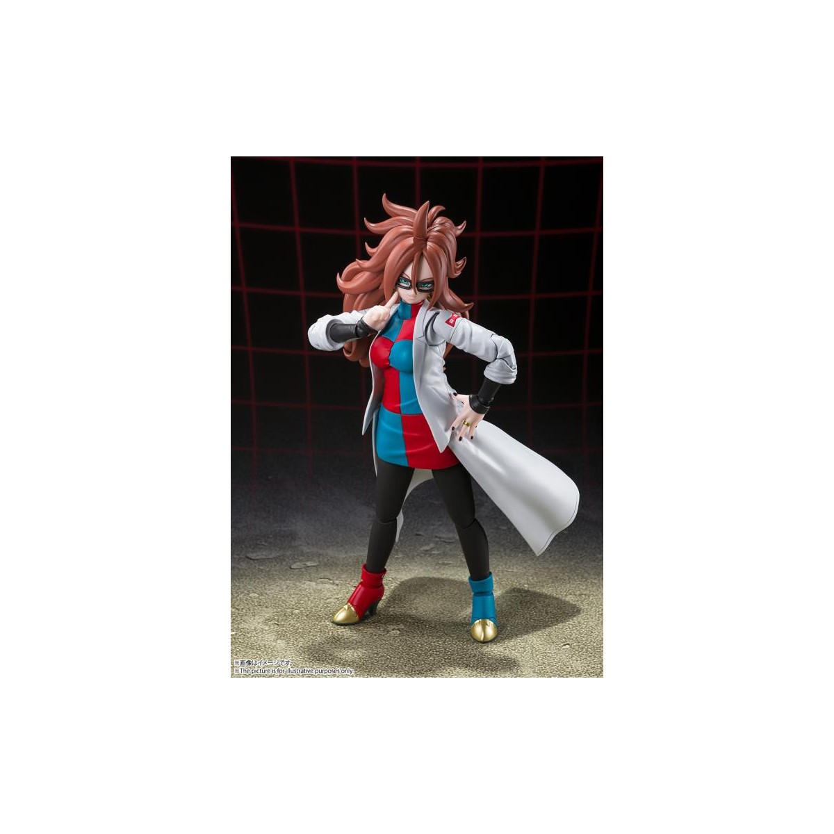 Bandai Tamashii - Dragon Ball FighterZ - C-21 Android 21 versione cappotto di laboratorio - SHF SHFiguarts